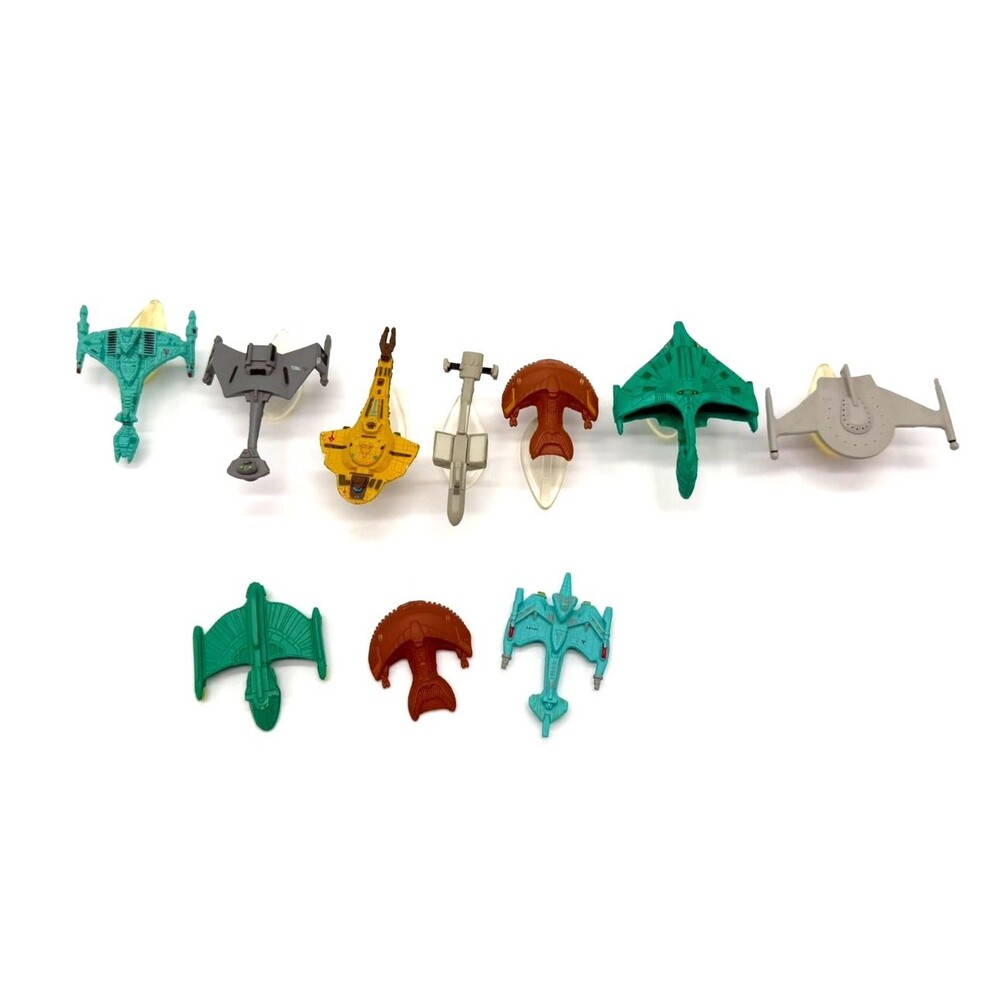 Vintage Galoob Star Trek Micro Machines Alien Ship Lot of 10 S.S. Botany Bay